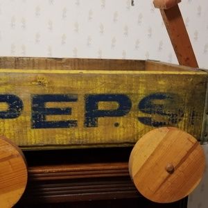 Vintage Pepsi wooden wagon